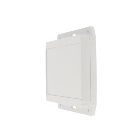 Hammond 1555F Series Grey ABS Enclosure, IP66, IP68, Flanged, Grey Lid, 140 x 140 x 37mm [1555QF17GY]; 277-6463