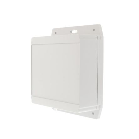 Hammond 1555F Series Grey ABS Enclosure, IP66, IP68, Flanged, Grey Lid, 140 x 140 x 62mm [1555QF42GY]; 277-6464