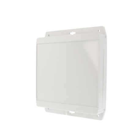 Hammond 1555F Series Grey Polycarbonate Enclosure, IP66, IP68, Flanged, Grey Lid, 180 x 180 x 40mm [1555W2F17GY]; 277-6469