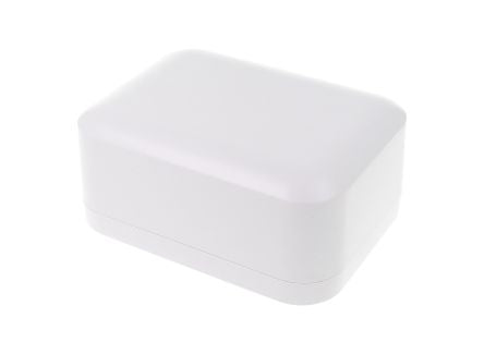 Hammond 1556 Series White ABS, Plastic General Purpose Enclosure, IP54, Flanged, White Lid, 120 x 160 x 70mm [1556EAWH]; 277-6475