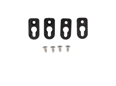 Hammond 1556 Series ABS Plastic Accessory Kit for Use with General Purpose Enclosure, 51 x 51 x 5mm [1556FOOTBK-4]; 277-6476