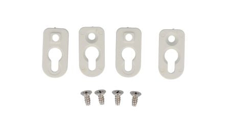 Hammond 1556 Series ABS Plastic Accessory Kit for Use with General Purpose Enclosure, 51 x 51 x 5mm [1556FOOTGY-4]; 277-6477