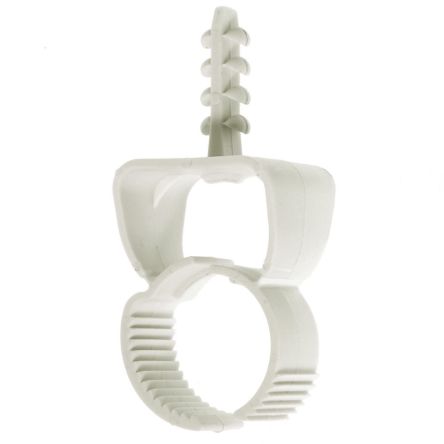 nVent CADDY White Polypropylene Flexible plastic clip [800025]; 277-6619