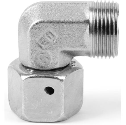 Parker Elbow 90° Tube to Swivel Male 24° DIN Cone to Male 24° DIN Cone, EW30SOMDCF [EW30SOMDCF]; 277-6930