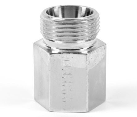 Parker Straight Tube to Port Male 24° DIN Cone to Female BSPP, GAI10LRCF [GAI10LRCF]; 277-6961