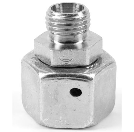 Parker Straight Tube to Swivel Male 24° DIN Cone to Male 24° DIN Cone, RED16/10SOMDCF [RED16/10SOMDCF]; 277-7076