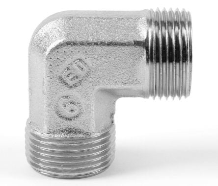 Parker Elbow 90° Tube to Tube Male 24° DIN Cone to Male 24° DIN Cone, W42LCFX [W42LCFX]; 277-7170