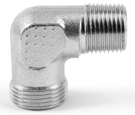 Parker Elbow 90° Tube to Port Male 24° DIN Cone to Male BSPT, WE08LRCF [WE08LRCF]; 277-7171