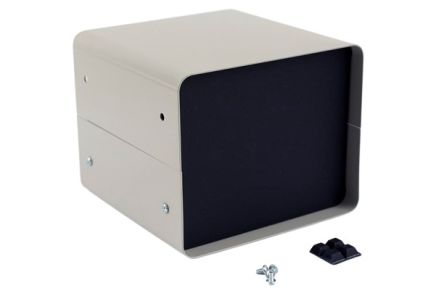Hammond 1401 Grey, Aluminium & Steel Enclosure, 152 x 152 x 127mm [1401AA]; 277-7386