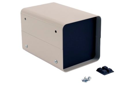 Hammond 1401 Grey, Aluminium & Steel Enclosure, 102 x 152 x 102mm [1401AAA]; 277-7387