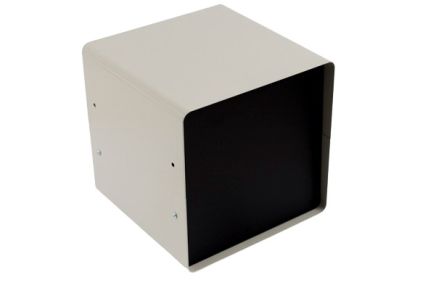 Hammond 1401 Grey, Aluminium & Steel Enclosure, 203 x 203 x 203mm [1401E]; 277-7389