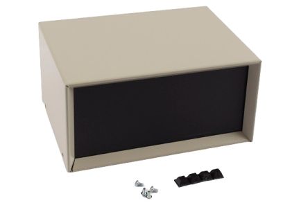 Hammond 1426 Beige, Aluminium & Steel Enclosure, 203 x 152 x 102mm [1426M]; 277-7412