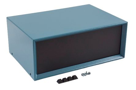 Hammond 1426 Blue, Aluminium & Steel Enclosure, 254 x 178 x 102mm [1426O-B]; 277-7415
