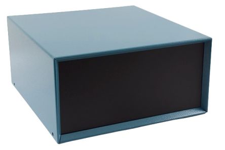 Hammond 1426 Blue, Aluminium & Steel Enclosure, 279 x 279 x 140mm [1426Q-B]; 277-7417