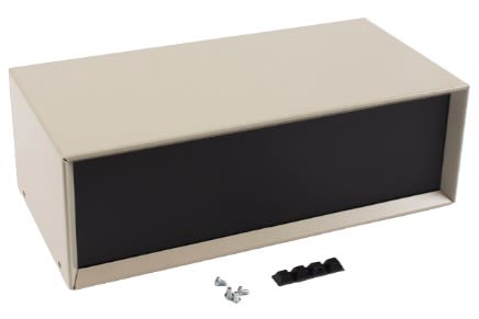 Hammond 1426 Beige, Aluminium & Steel Enclosure, 305 x 152 x 102mm [1426S]; 277-7418