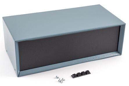 Hammond 1426 Blue, Aluminium & Steel Enclosure, 305 x 152 x 102mm [1426S-B]; 277-7419