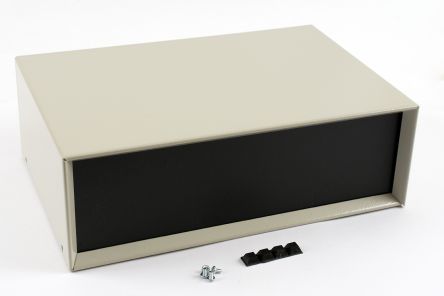 Hammond 1426 Beige, Aluminium & Steel Enclosure, 305 x 203 x 102mm [1426V]; 277-7420