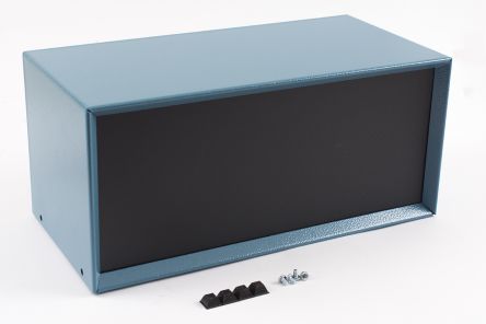 Hammond 1426 Blue, Aluminium & Steel Enclosure, 305 x 152 x 140mm [1426Y-B]; 277-7425
