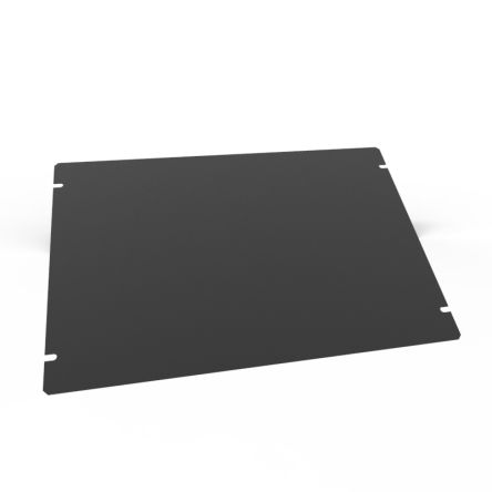 Hammond 1441 Series Steel Bottom Plate for Use with Steel Chassis, 8 x 12 x 2in [1431-22BK3]; 277-7437