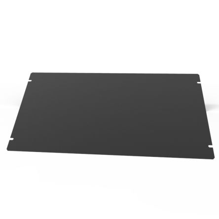 Hammond 1441 Series Steel Bottom Plate for Use with Steel Chassis, 8 x 16 x 2in [1431-26BK3]; 277-7439