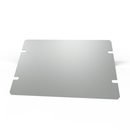 Hammond 1441 Series Steel Bottom Plate for Use with Steel Chassis, 4 x 6 x 2in [1431-8]; 277-7449