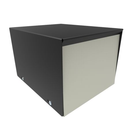 Hammond 1454 Grey Steel Enclosure, 127 x 152 x 102mm [1454L]; 277-7451
