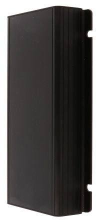 Hammond 1455F Series Black Aluminium Enclosure, IP54, Flanged, Black Lid, 160 x 78 x 28mm [1455JF1601BK]; 277-7455