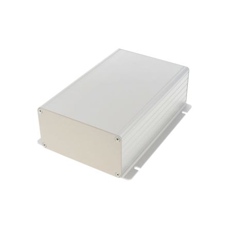 Hammond 1455F Series Clear Anodised Aluminium Enclosure, IP54, Flanged, Clear Lid, 121 x 78 x 28mm [1455NF1601]; 277-7458