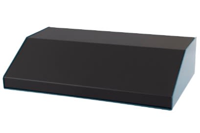Hammond 1456 Series Blue Aluminium Aluminium Case, IP31, Flanged, Black Lid, 259 x 432 x 102mm [1456RK4BKBU]; 277-7510