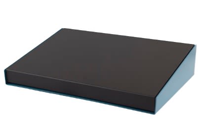 Hammond 1456 Series Blue Aluminium Aluminium Case, IP31, Flanged, Black Lid, 287 x 432 x 89mm [1456RL1BKBU]; 277-7513