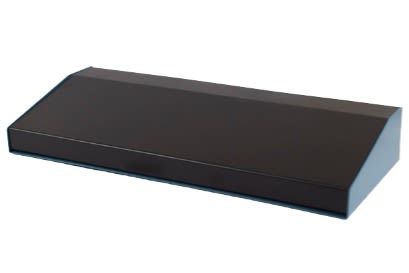 Hammond 1456 Series Blue Aluminium Aluminium Case, IP31, Flanged, Black Lid, 211 x 508 x 76mm [1456WH3BKBU]; 277-7518