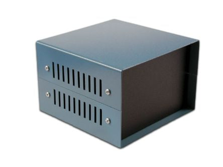 Hammond 1458 Black, Aluminium & Steel Steel Case, 203 x 203 x 76mm [1458VD3]; 277-7534