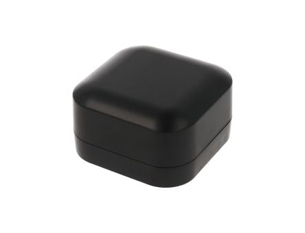 Hammond 1556 Series Black ABS, Plastic General Purpose Enclosure, IP54, Flanged, Black Lid, 80 x 80 x 45mm [1556BBK]; 277-7555