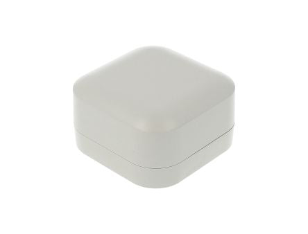Hammond 1556 Series Light Grey ABS, Plastic General Purpose Enclosure, IP54, Flanged, Grey Lid, 80 x 80 x 45mm [1556BGY]; 277-7556