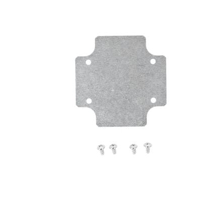 Hammond 1556 Series ABS Plastic Panel for Use with General Purpose Enclosure, 71 x 71 x 2mm [1556BPL]; 277-7557