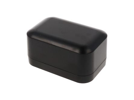 Hammond 1556 Series Black ABS, Plastic General Purpose Enclosure, IP54, Flanged, Black Lid, 80 x 120 x 60mm [1556CABK]; 277-7558