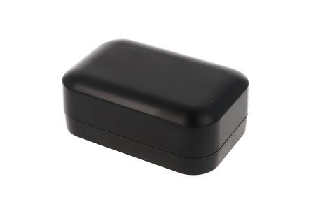 Hammond 1556 Series Black ABS, Plastic General Purpose Enclosure, IP54, Flanged, Black Lid, 80 x 120 x 45mm [1556CBK]; 277-7561