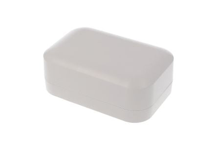 Hammond 1556 Series Light Grey ABS, Plastic General Purpose Enclosure, IP54, Flanged, Grey Lid, 80 x 120 x 45mm [1556CGY]; 277-7562