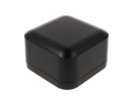 Hammond 1556 Series Black ABS, Plastic General Purpose Enclosure, IP54, Flanged, Black Lid, 120 x 120 x 70mm [1556DABK]; 277-7564