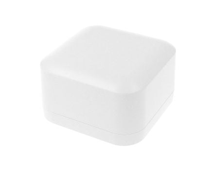 Hammond 1556 Series White ABS, Plastic General Purpose Enclosure, IP54, Flanged, White Lid, 120 x 120 x 70mm [1556DAWH]; 277-7566