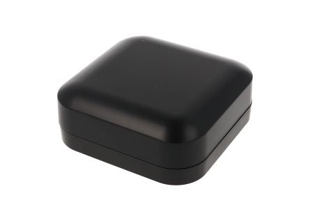 Hammond 1556 Series Black ABS, Plastic General Purpose Enclosure, IP54, Flanged, Black Lid, 120 x 120 x 45mm [1556DBK]; 277-7567