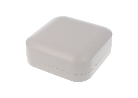 Hammond 1556 Series Light Grey ABS, Plastic General Purpose Enclosure, IP54, Flanged, Grey Lid, 120 x 120 x 45mm [1556DGY]; 277-7568