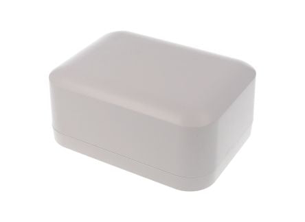 Hammond 1556 Series Light Grey ABS, Plastic General Purpose Enclosure, IP54, Flanged, Grey Lid, 120 x 160 x 70mm [1556EAGY]; 277-7572