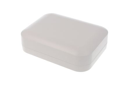Hammond 1556 Series Light Grey ABS, Plastic General Purpose Enclosure, IP54, Flanged, Grey Lid, 120 x 160 x 45mm [1556EGY]; 277-7574