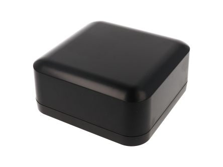 Hammond 1556 Series Black ABS, Plastic General Purpose Enclosure, IP54, Flanged, Black Lid, 160 x 160 x 70mm [1556FABK]; 277-7577