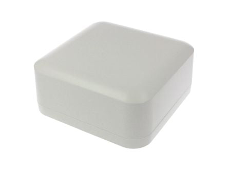 Hammond 1556 Series Light Grey ABS, Plastic General Purpose Enclosure, IP54, Flanged, Grey Lid, 160 x 160 x 70mm [1556FAGY]; 277-7578