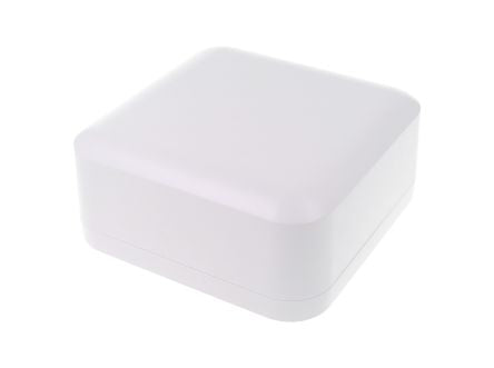 Hammond 1556 Series White ABS, Plastic General Purpose Enclosure, IP54, Flanged, White Lid, 160 x 160 x 70mm [1556FAWH]; 277-7579