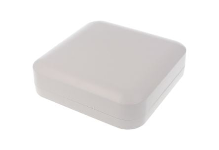 Hammond 1556 Series Light Grey ABS, Plastic General Purpose Enclosure, IP54, Flanged, Grey Lid, 160 x 160 x 45mm [1556FGY]; 277-7581