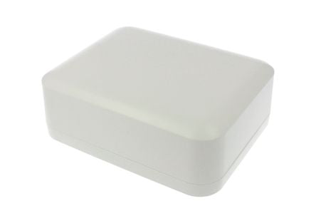 Hammond 1556 Series Light Grey ABS, Plastic Enclosure Accessory, IP54, Flanged, Light Grey Lid, 160 x 200 x 70mm [1556GAGY]; 277-7585