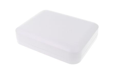 Hammond 1556 Series White ABS, Plastic General Purpose Enclosure, IP54, Flanged, White Lid, 160 x 200 x 45mm [1556GWH]; 277-7590